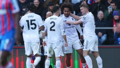 كريستال بالاس يسقط على ملعبه أمام يونايتد بعد 12 مباراة متتالية دون هزيمة