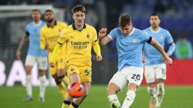 بهدف زاكايني.. لاتسيو ينتزع بطاقة ربع نهائي كأس إيطاليا من أيدي ميلان