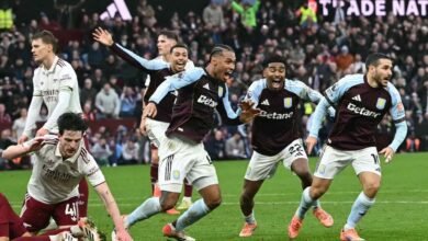 بوينديا يوجّه صفعة قاسية لآرسنال ويقود فيلا للفوز السابع تواليًا