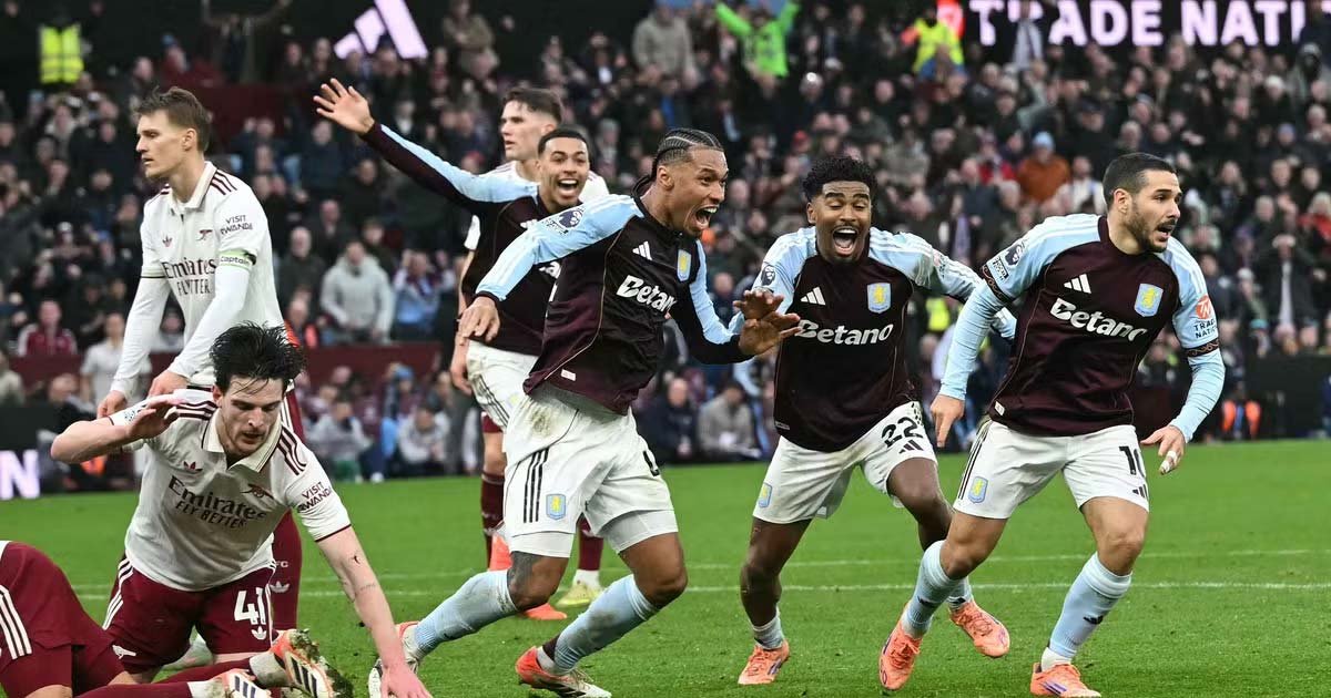 بوينديا يوجّه صفعة قاسية لآرسنال ويقود فيلا للفوز السابع تواليًا