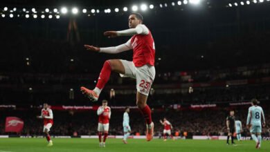 ميرينو وساكا يقودان ارسنال لتخطي برينتفورد