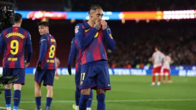 أولمو يتقدم للبرسا ويخرج مصابًا.. برشلونة يواصل تفوقه على أتلتيكو مدريد