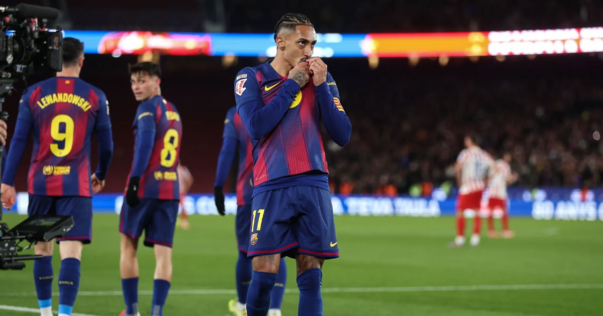 أولمو يتقدم للبرسا ويخرج مصابًا.. برشلونة يواصل تفوقه على أتلتيكو مدريد