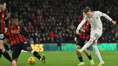 بورنموث يوقف سلسلة انتصارات تشيلسي خارج الديار