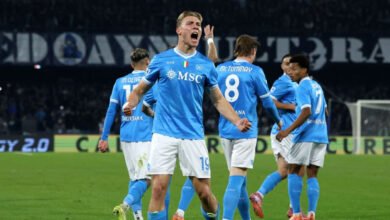 نابولي يضرب يوفنتوس بثنائية هويلوند ويستعيد الصدارة