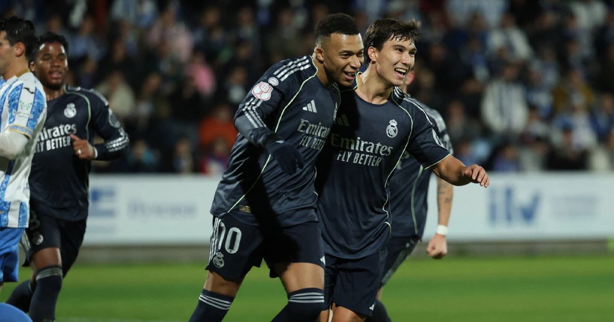 ثنائية مبابي وهدف ذاتي تقود ريال مدريد لعبور تالافيرا