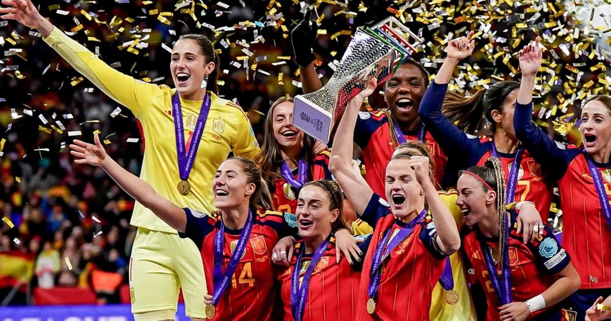 إسبانيا تتوج بدوري الأمم للسيدات بعد فوز ساحق على ألمانيا