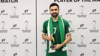 خربين.. قائد نسور قاسيون وصانع الفارق أمام نسور قرطاج في افتتاح كأس العرب