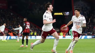 أرسنال يقلب الطاولة على بورنموث وديكلان رايس عنوان العودة