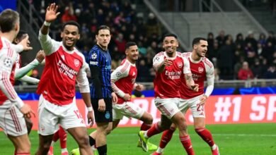 ارسنال يتجاوز إنتر 3-1 ويواصل انتصاراته الأوروبية المتتالية