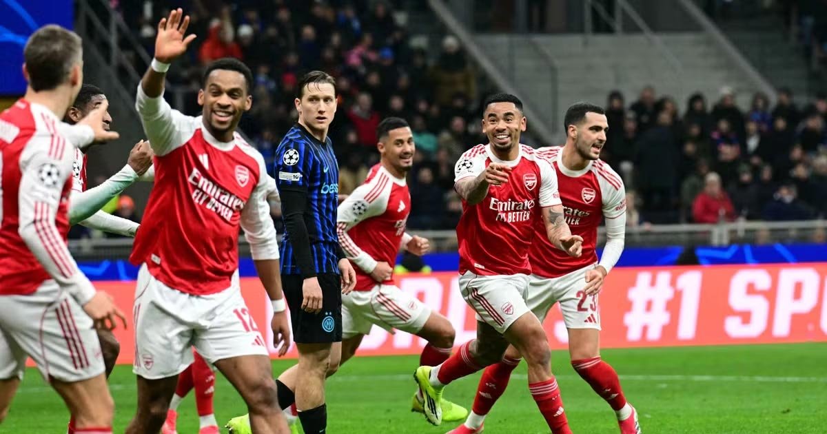 ارسنال يتجاوز إنتر 3-1 ويواصل انتصاراته الأوروبية المتتالية