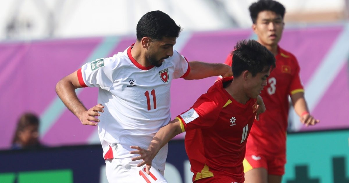 الأردن يعجز عن العودة ويخسر أمام فيتنام بثنائية في كأس آسيا تحت 23 عامًا