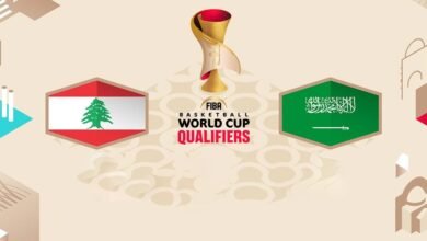 نتيجة مباراة لبنان والسعودية - تصفيات كأس العالم لكرة السلة 2027