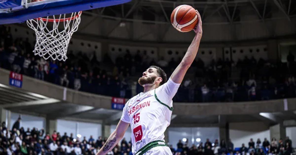 نتيجة مباراة لبنان والسعودية - تصفيات كأس العالم لكرة السلة 2027