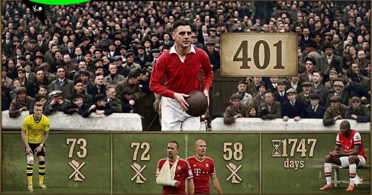 هارولد بيل لم يغب 401 مباراة متتالية — قصة لاعب لم يعرف معنى الإصابة