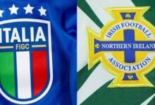 جدول تاريخ مواجهات إيطاليا ضد أيرلندا الشمالية