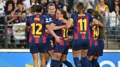 سيدات برشلونة يسحقن ريال مدريد بسداسية في دوري الأبطال