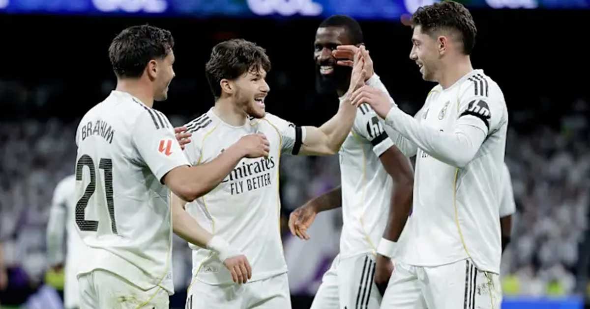 فالفيردي يُواصل جنونه.. ريال مدريد يسحق إلشي ويضيّق الخناق على برشلونة