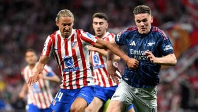 أتلتيكو مدريد يتعادل مع أرسنال بنتيجة 1-1 - ذهاب نصف نهائي دوري أبطال أوروبا