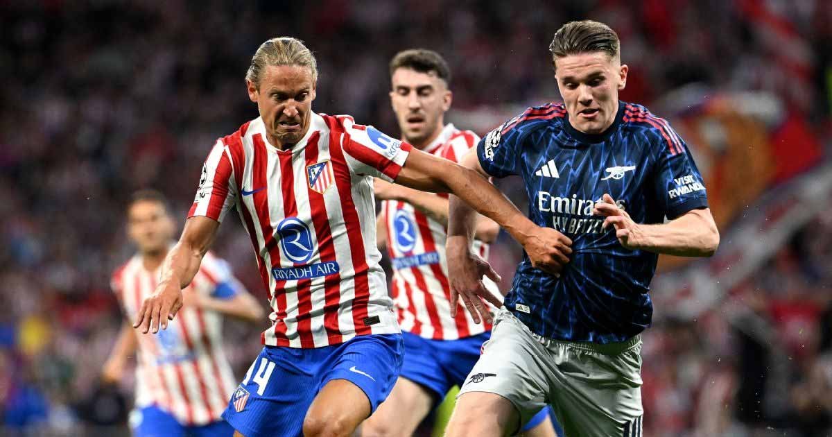 أتلتيكو مدريد يتعادل مع أرسنال بنتيجة 1-1 - ذهاب نصف نهائي دوري أبطال أوروبا