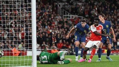 أرسنال يتجاوز أتلتيكو مدريد بهدف ساكا ويعود لنهائي دوري أبطال أوروبا بعد عقدين