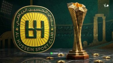 كم مرة فاز الحسين إربد بلقب الدوري الأردني؟