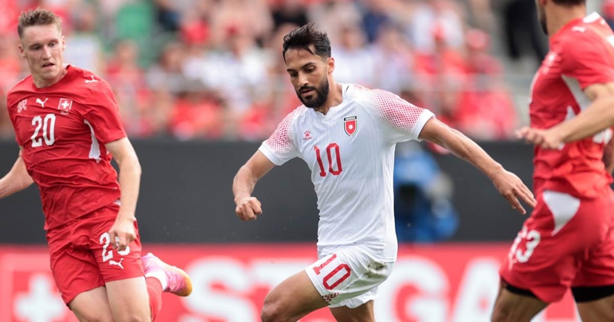 سويسرا تسحق الأردن 4-1 في ودية سانت غالين التحضيرية للمونديال