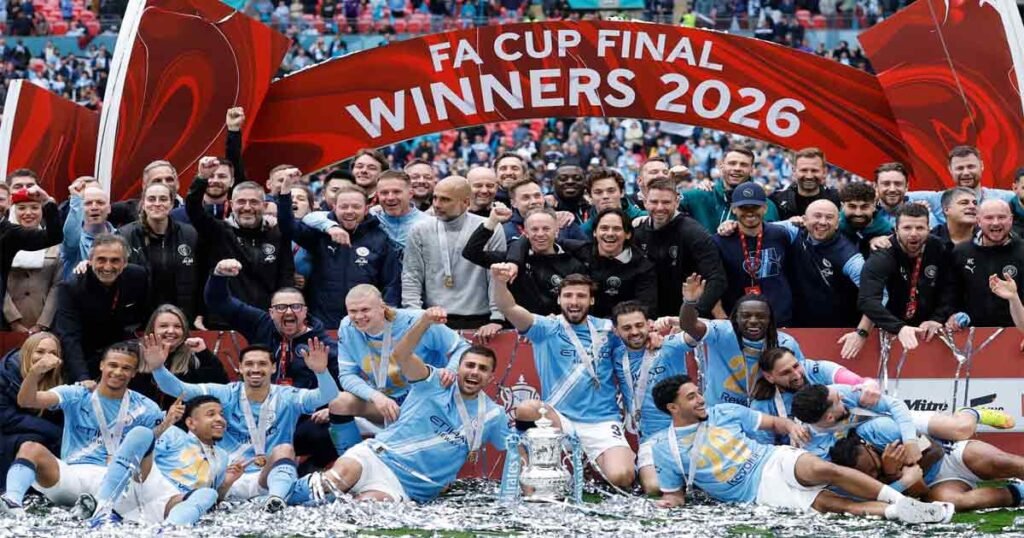 تتويج مانشستر سيتي بلقب كأس الاتحاد الإنجليزي للمرة الثامنة في تاريخه